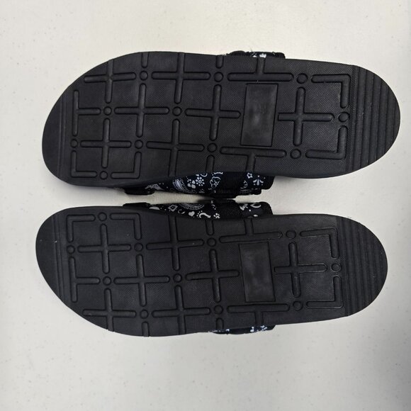 DRACO Slides Mens Shoes Size 12, 12.5, 13, 13.5 Black Sandals Bandana + Bag NEW main image 6